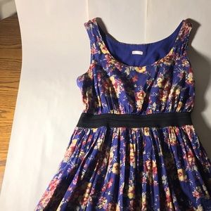Blue Floral Dress